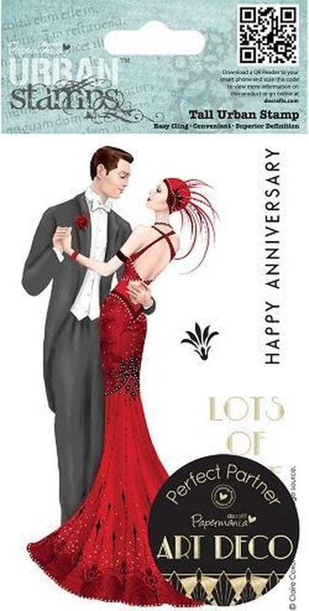 Docrafts: Art Deco Tall Urban Stamps - (Charleston)