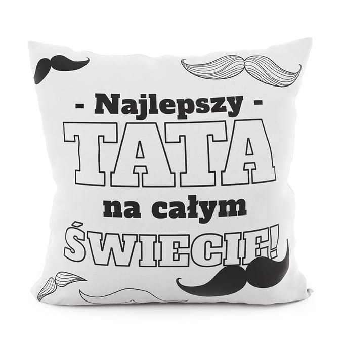 Decoratieve Kussenhoes "Beste PAPA" Velours 40x40 cm - Vaderdag Cadeau