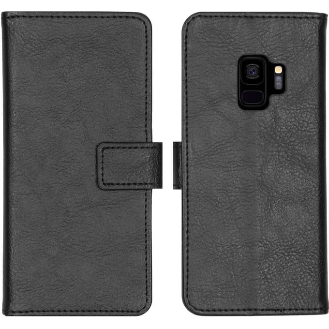 imoshion Hoesje - Geschikt voor Samsung Galaxy S9 - Luxe Bookcase - Zwart