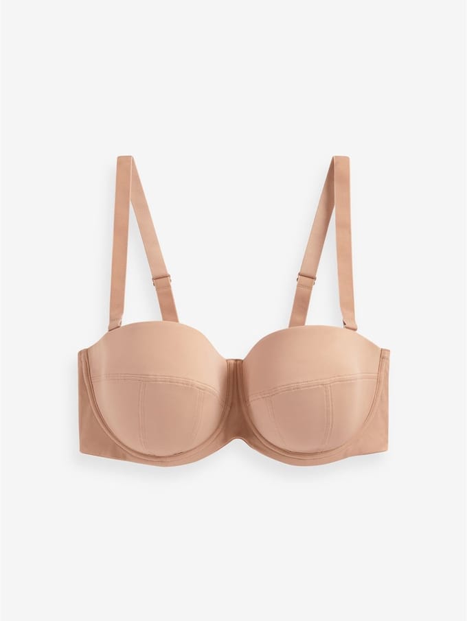 Next - Dames - F-K Ultimate Support licht gewatteerde multifunctionele strapless BH - Naturel