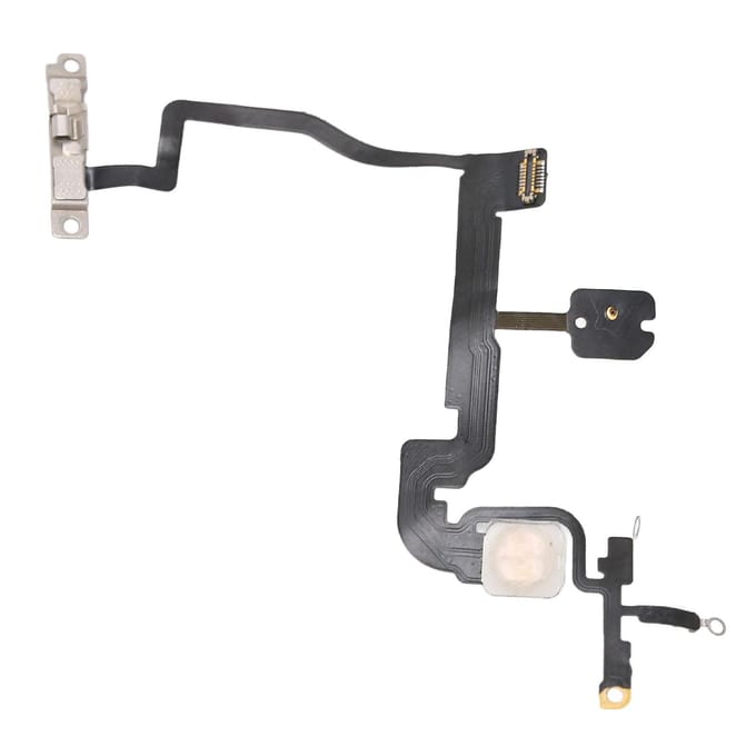 Aan/Uit Flexkabel Telefoon Schakelaar Zaklamp Flexkabel Vervanging voor IPhone 11 Pro Max black