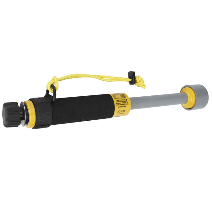 Draagbare Waterdichte Pulse Induction Onderwater Metaaldetector met Vibratie LED Alarm 30m gray