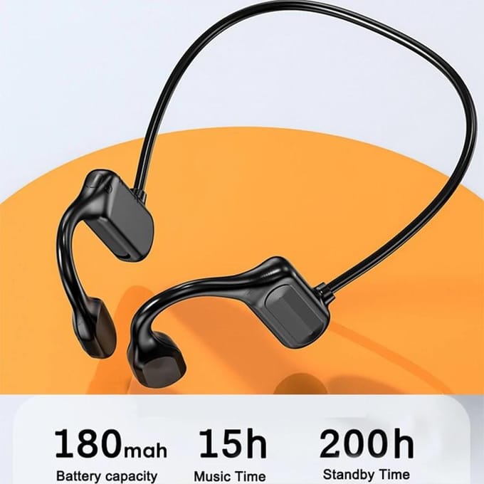 Draadloze Erphone Bluetooth 5.2 Headset 360° Buig Willekeurig Ruisonderdrukking Waterdichte Hoofdtelefoon voor Smartphone
