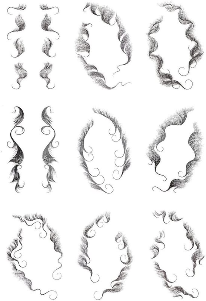 Dailygoods- Haarlijnstickers Waterdicht - Tijdelijke Make-Uptool