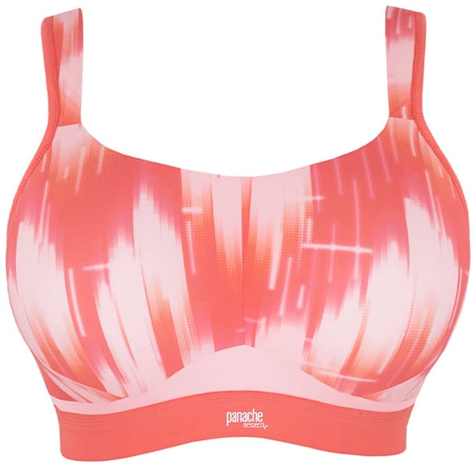Panache - Boundless Voorgevormde Sport BH - Pink Abstract - 75C
