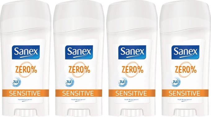 Sanex Deo Stick Dermo Sensitive = 4 x 65 ml