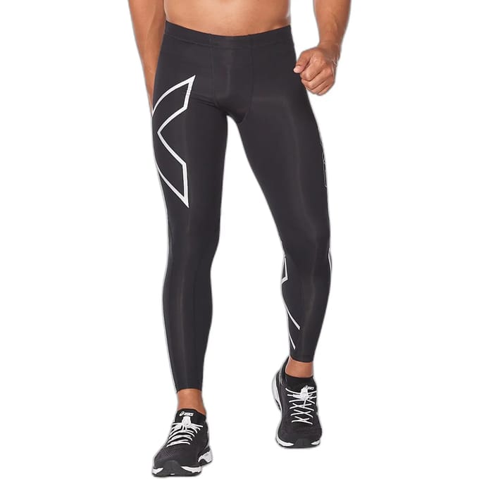 2xu Sportlegging core Compression Heren Zwart/zilver Maat Xl