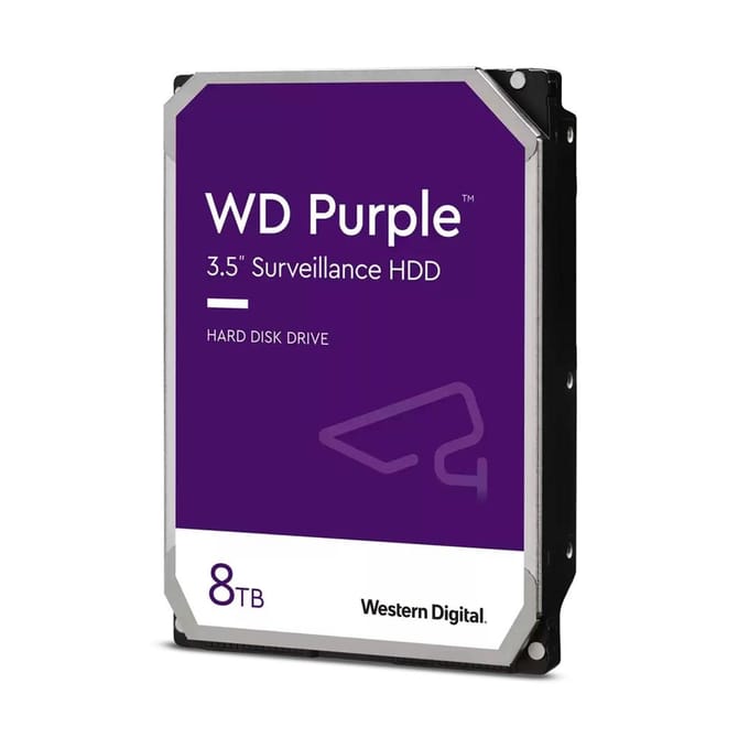 WD Purple - 8TB - Harde schijf - WD85PURZ - SATA-600 - 3.5"