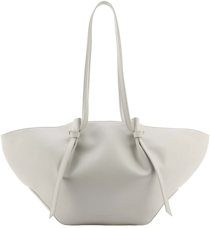 SEIDENFELT MANUFAKTUR shopper Ryd Big Shopper Light Grey Lichtgrijs