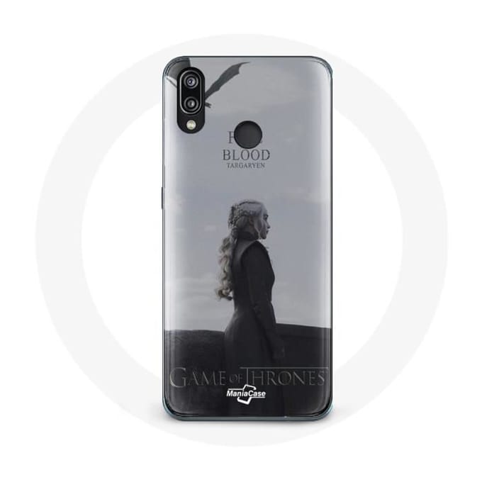Coque - Game of Thrones - Huawei P20 Lite - Souple - Protection - Daenerys Targaryen gris