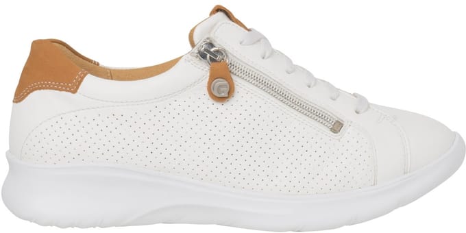 Ganter Ina - dames sneaker - Wit - maat 38.5 (EU) 5.5 (UK)