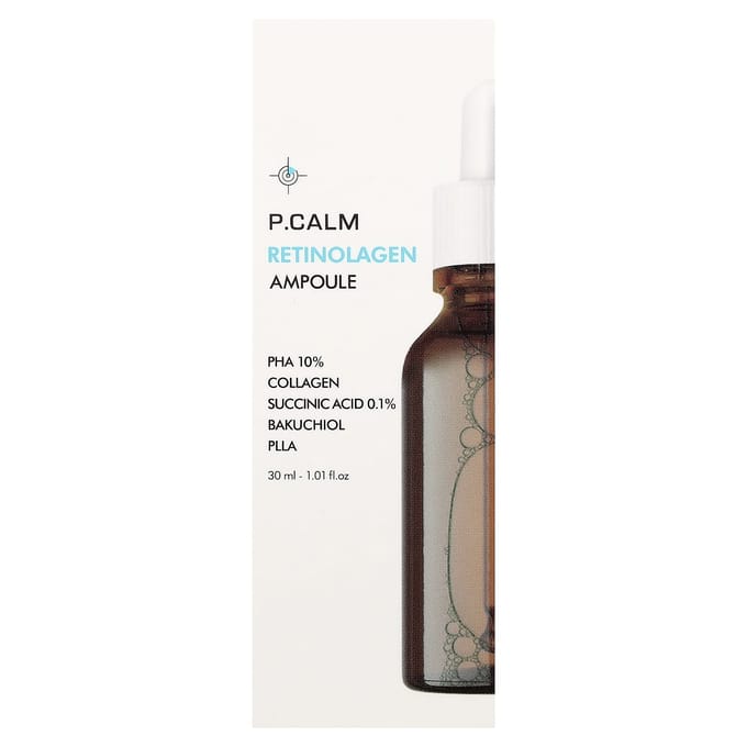 P.CALM Retinol Elasticiteit Ampoule 30ml 2 STuks Porie Verfijnend Stralend Serum Set