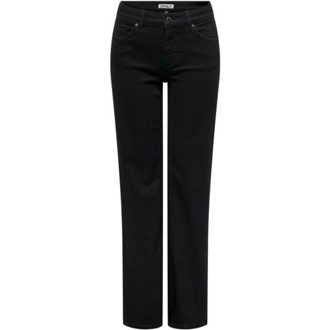 Only Onlblush mid straight dnm rea2343 n black denim