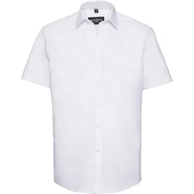 Korte mouwen shirt Russell Athletic Herringbone