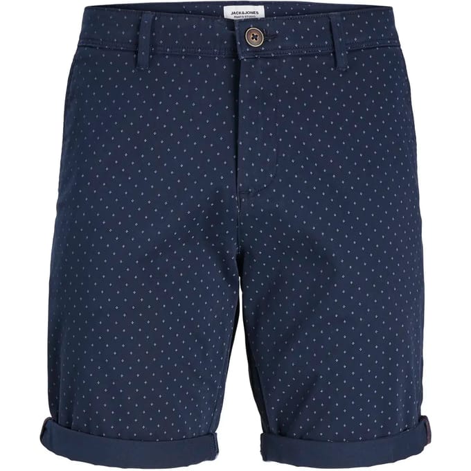 Jack & Jones Broek Jpstbowie Shorts Sa Printed Mid Sn 12230336 Navy Blazer Mannen Maat - S