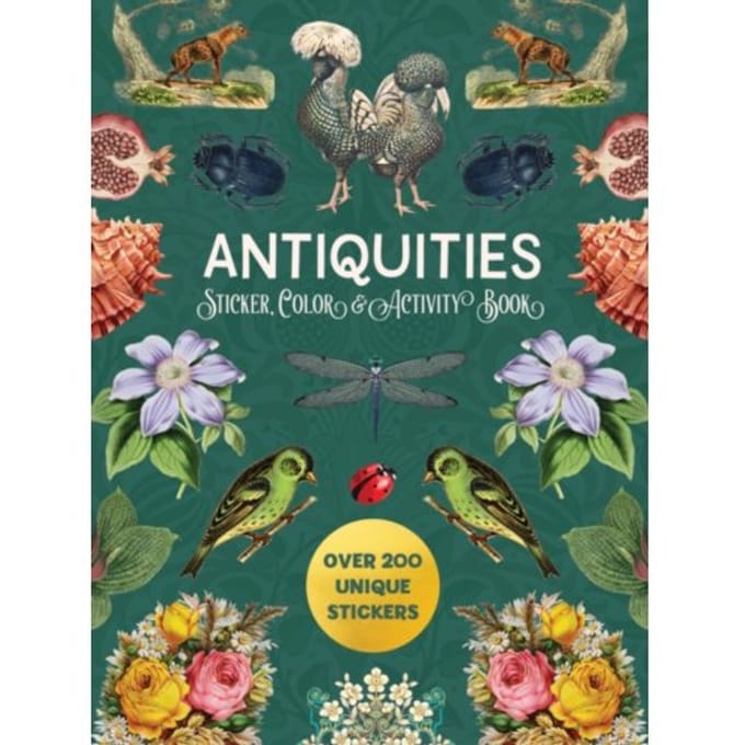 Antiquities Sticker, Color & Activity Book - Editors of Chartwell Books