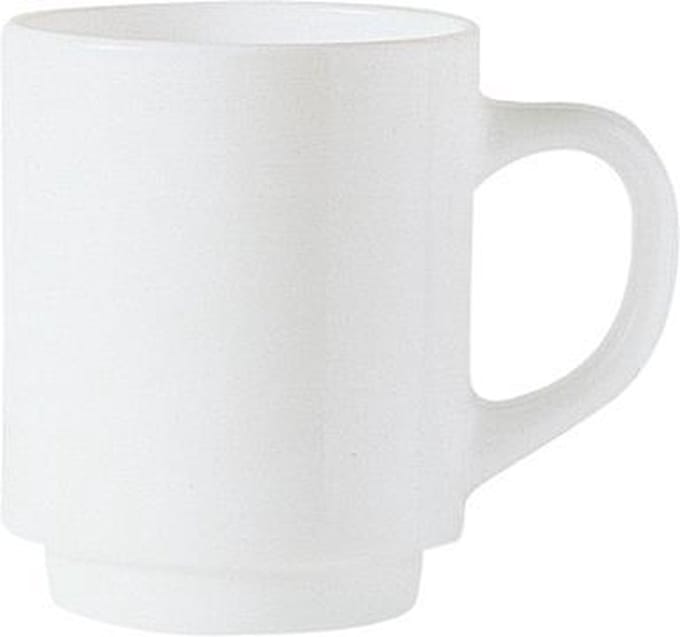 Arcoroc Bock Mug Melkwit 29cl Horeca