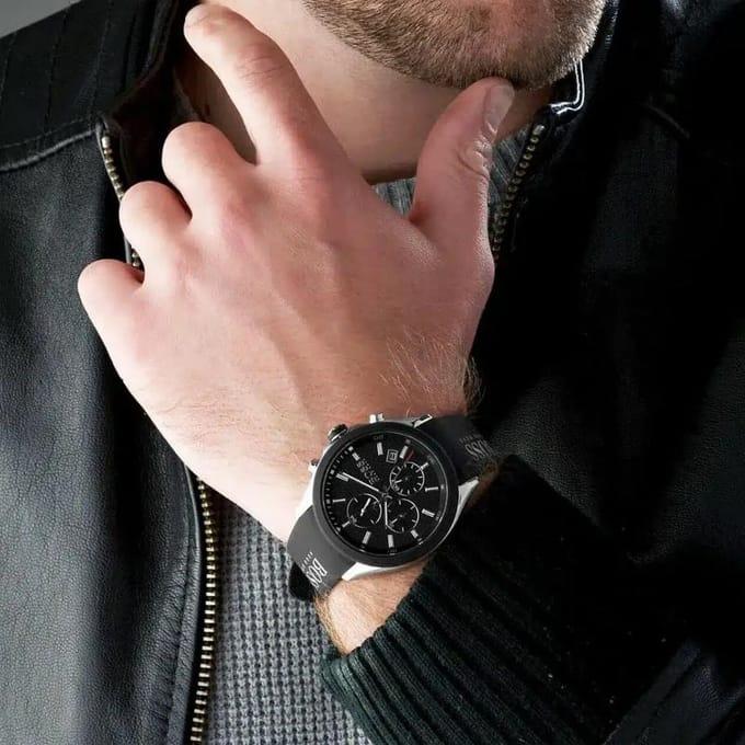 Hugo Boss 1513716 Velocity Herenhorloge 44 zwart