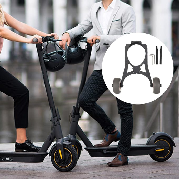 Elektrische Scooter Hulpwielen Beugels Arbeidsbesparende Handstand Houder Compatibel met Max G30 Compatible with Max G30 zwart