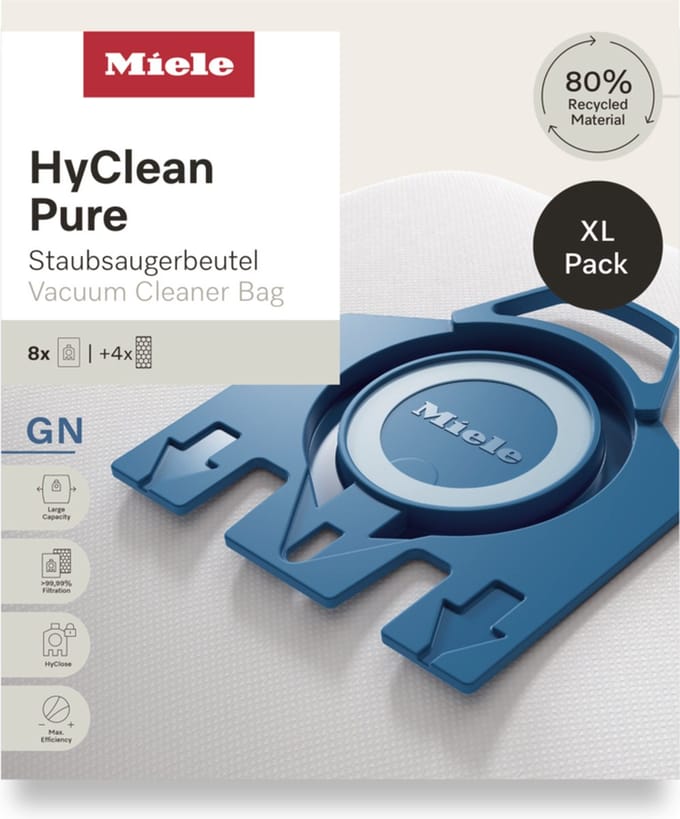 Miele GN HyClean Pure XL - Stofzuigerzakken - 8 stuks