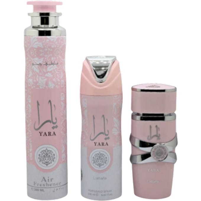 Lattafa Yara 3-Piece Fragrance Gift Set