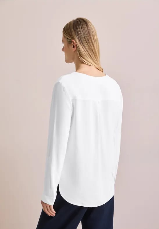 Blouse in effen kleur