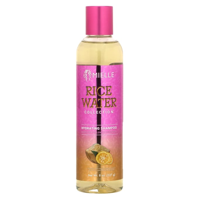 Mielle, Rice Water Collection, Hydrating Shampoo, 8 oz (227 g) pink