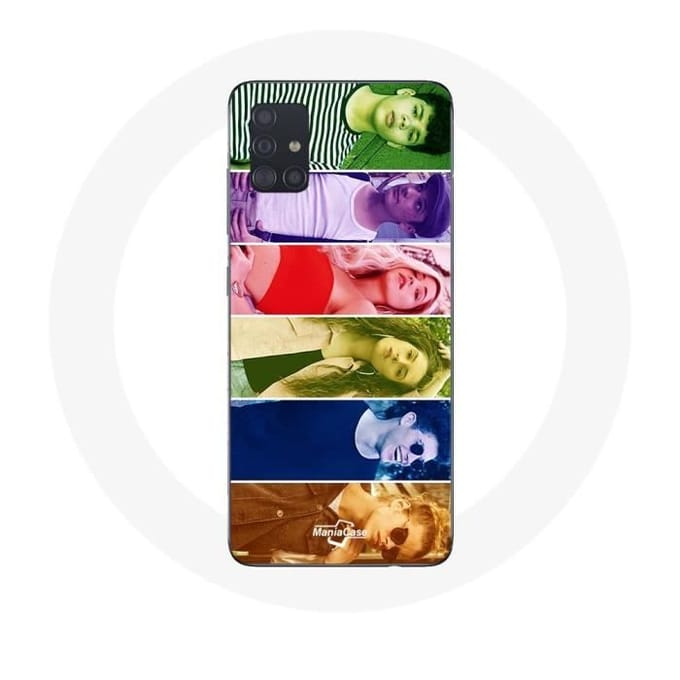 Coque - MANIACASE - Samsung Galaxy A51 - Souple - Blanc - Poursuis Tes Rêves Split Visages