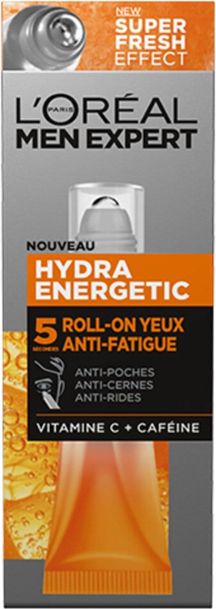 L’Oréal Paris Men Expert Hydra Energetic Oogcrème - 10 ml - Verkoelende Oogverzorging