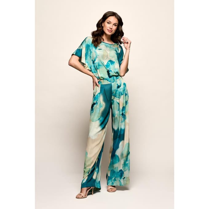Abigail Print Top Blauw
