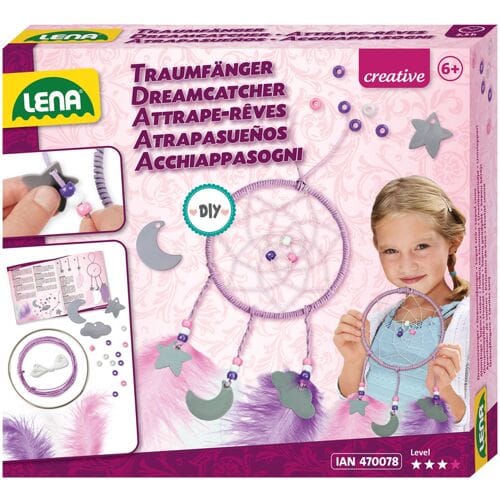 Lena Maak Je Eigen Dromenvanger Meisjes Rvs/wol Paars 8-delig