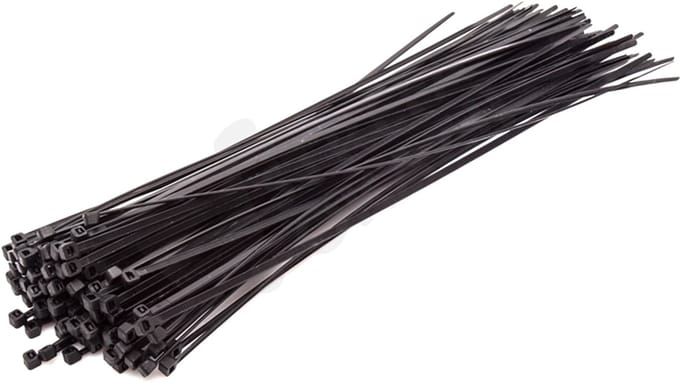 DREL Kabelbinders Zwart 2,5x100mm Nylon UV-bestendig 100 st