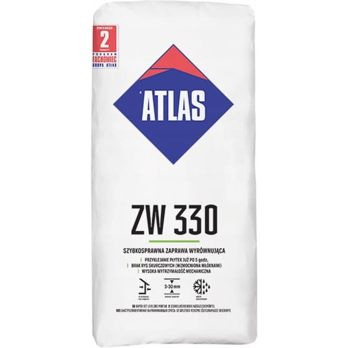 Atlas ZW330 25 kg - 3-30mm - reparatiemiddel voor bouwondergrond