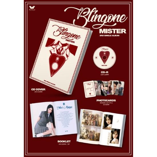 BLINGONE 3e Digitale Single Album MISTER No POB white