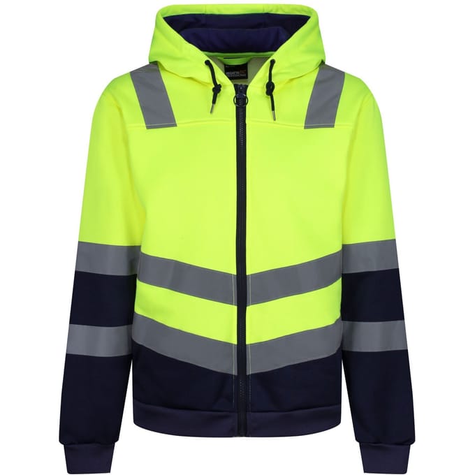 Regatta Heren Pro Hi-Vis Full Zip Jas (Geel/Zwaar)