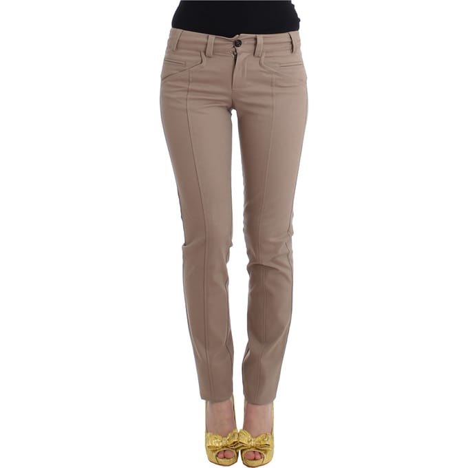 Cavalli Dames Beige slanke jurk broek