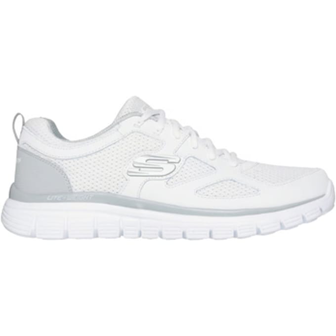 Skechers Heren Burns - Agoura Sneakers 52635 WGY Wit Grijs