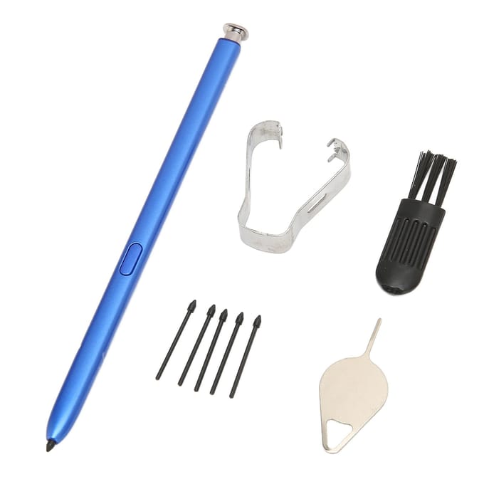 Stylus Pen Vervanging Touch Pen met Tips Pincet voor Samsung Galaxy Note 10 Lite blauw