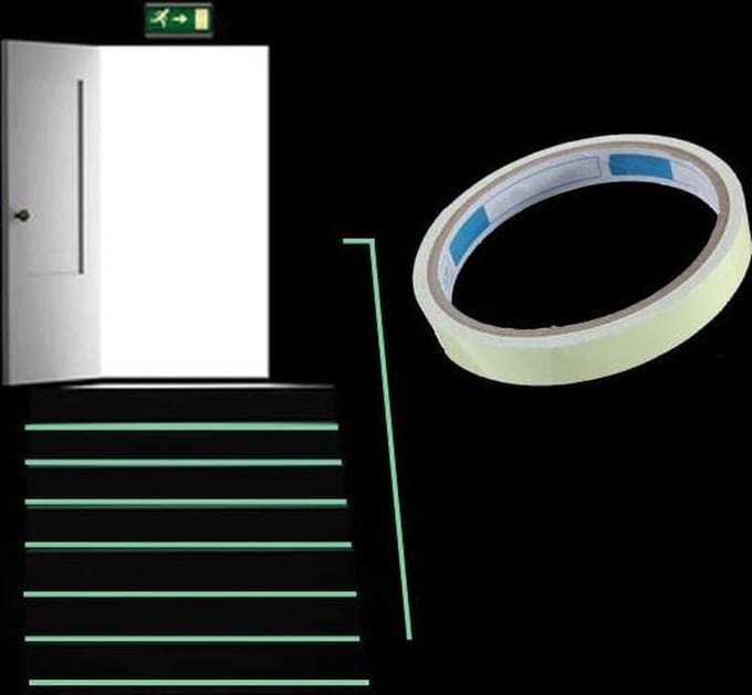 Glow in the dark tape, lichtgevend plakband