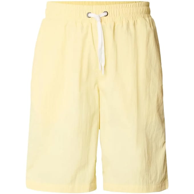 Urban Classics - Board Shorts With Patched Stripe Zwemshorts - M - Geel