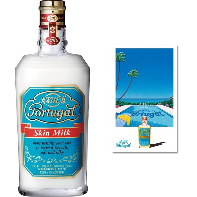 4711 Portugal Huidmelk 150ml met sticker blue