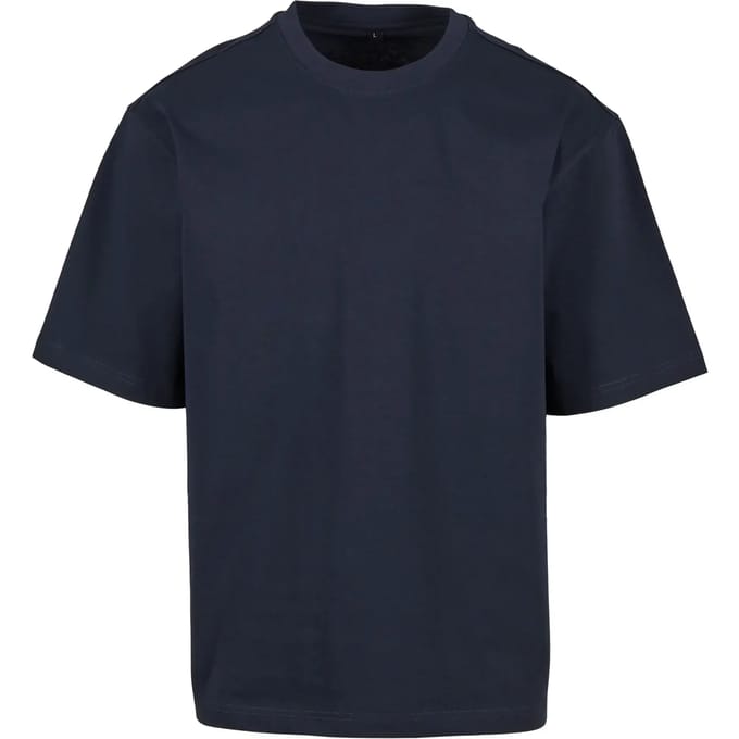 Build your Brand Loose Fit Tee BY391 - Navy - M