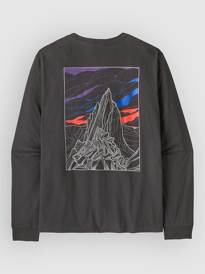 Patagonia Cloud Crag Longsleeve zwart