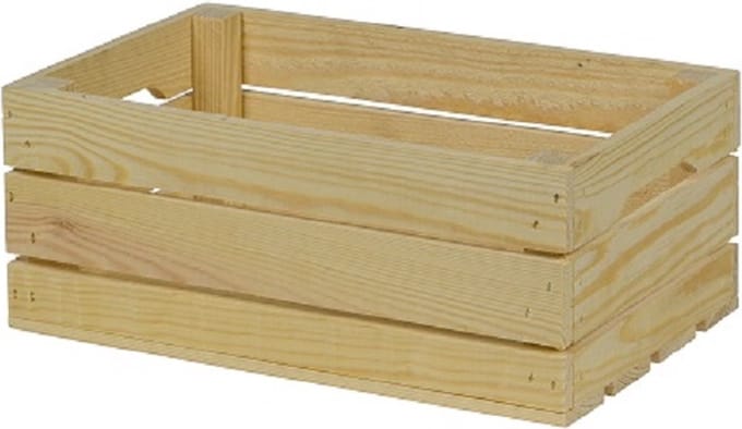 Houten Kist - Klein, Naturel / Opbergkist / Geschenkverpakking / Gift / Kado