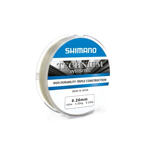 Shimano Fishing Technium Invisitec Monofilament 300 M Grijs 0.405 mm