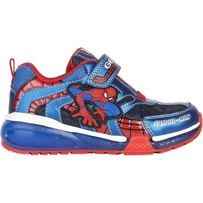 Geox Bayonyc jongens sneaker - Blauw multi - Maat 35