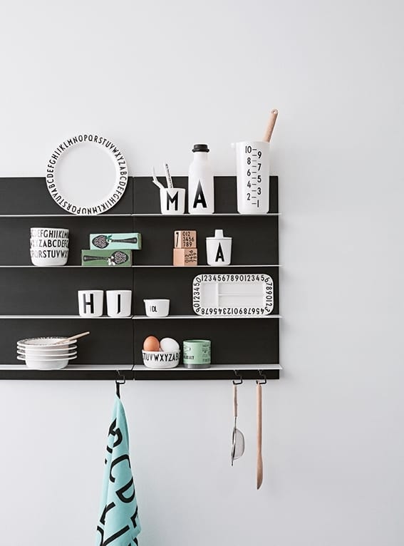 DESIGN LETTERS - Personal beker porselein  - H - wit