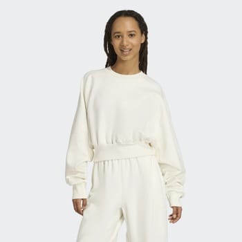 adidas Sportswear Soft Lux Loose-fit Sweatshirt - Dames - Wit