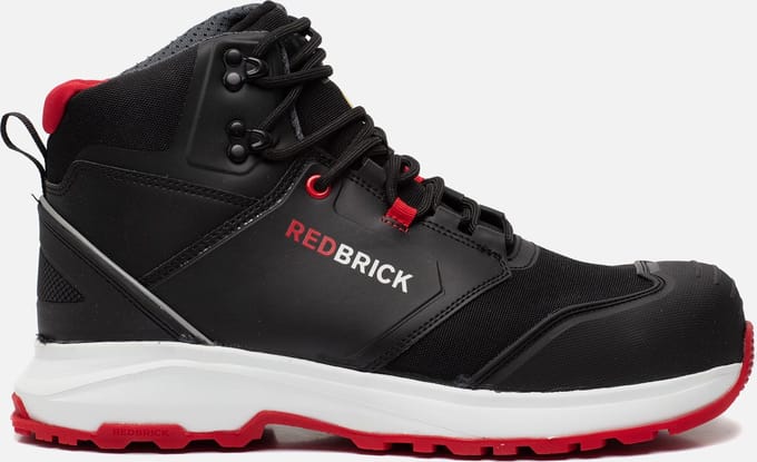 Redbrick Pulse Overnose Hoog S3 + KN ESD 32324 - Zwart/Rood - 48