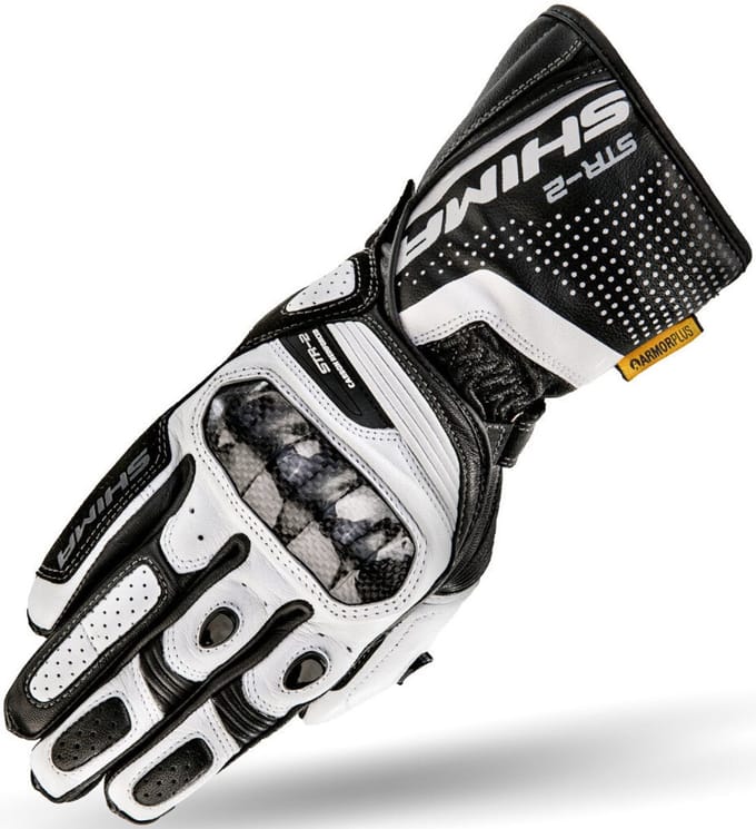 SHIMA STR-2 Zwart Wit Handschoenen - Handschoen